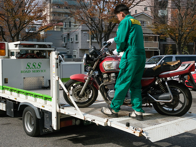 バイク故障搬送