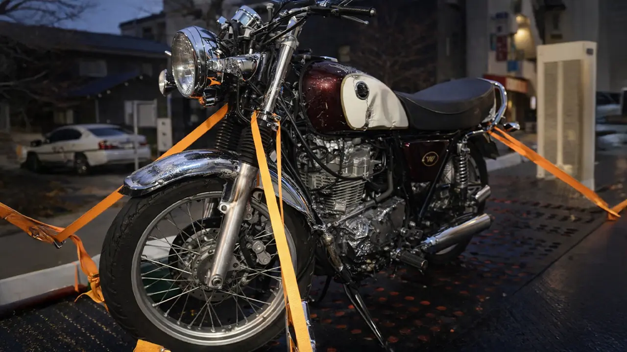 バイク事故搬送